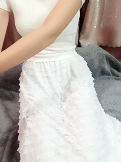 Chân váy tầng vảy cá