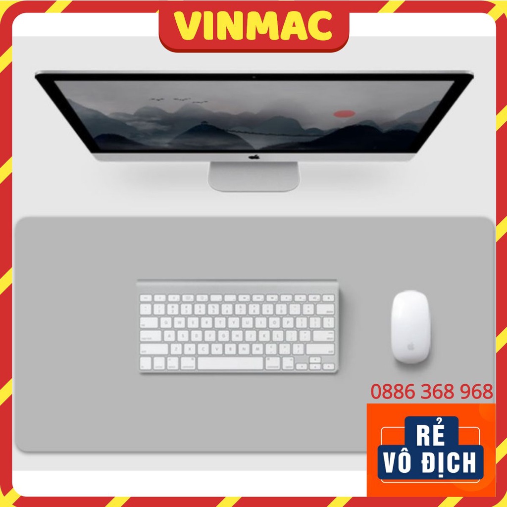 Thảm Trải Bàn Làm Việc DeskPad Da Size Lớn 120x60, 120x50, 100x50 Kiêm Bàn Di Chuột Máy Tính Mouse Pad Cỡ Lớn Chống Nước