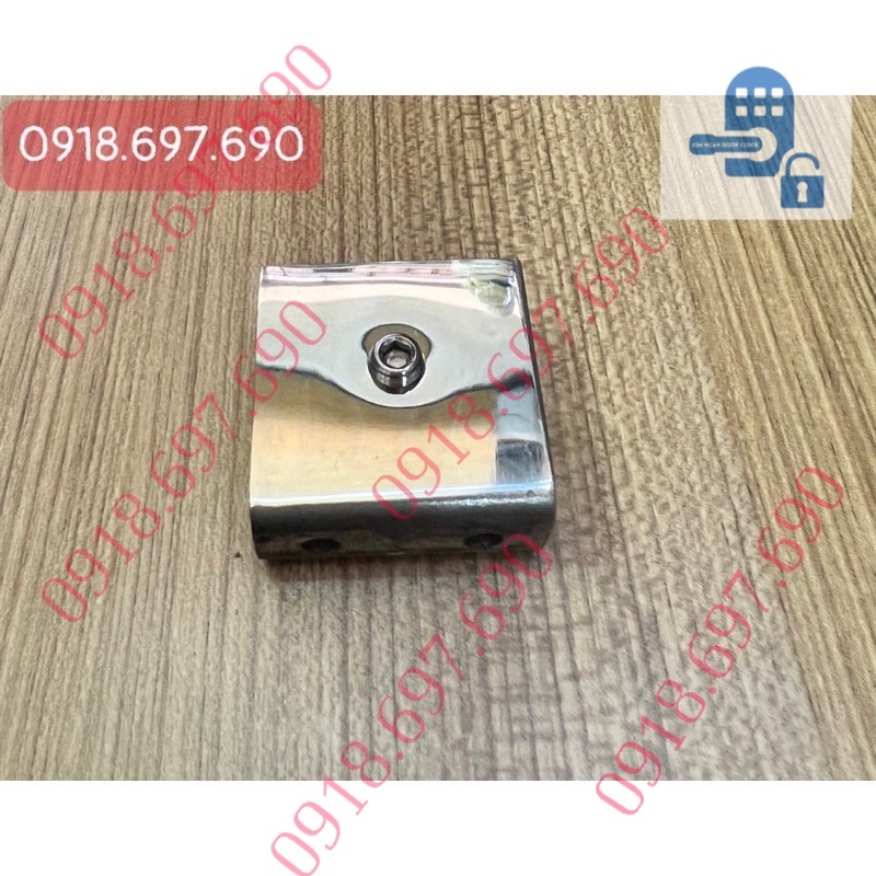 Bát U42mm kẹp kính kệ nhà tắm - vách kính cố định kính 10-12mm kèm vít  bắt  304 và tacke