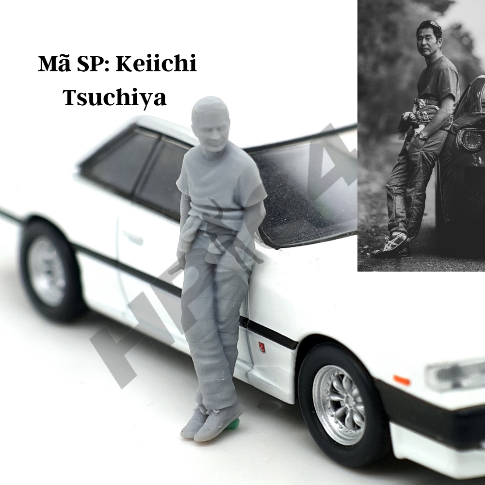 Mô hình nhân vật thô chưa sơn tỉ lệ 1/64 Real person