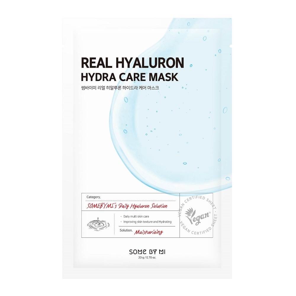 Mặt Nạ Giấy Some By Mi Cung Cấp Độ Ẩm Cho Da Real Hyaluron Hydra Care Mask 20g