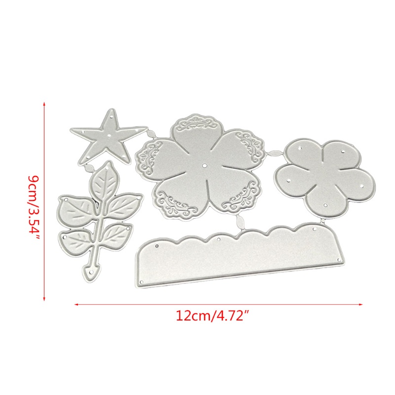 ✿ Khuôn Cắt Giấy Kim Loại Hình Hoa Xinh Xắn