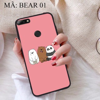 Ốp lưng Huawei Y7 Prime 2018 viền dẻo TPU BST Gia Đình Nhà Gấu