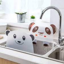 Miếng chắn nước bồn rửa chén hình con gấu
