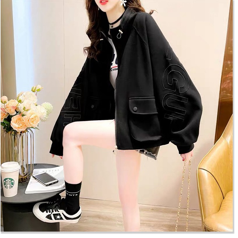 ÁO KHOÁC HOODIE UNISEX, ÁO KHOÁC NỈ CỔ TRỤ TÚI HỘP PHỐI DÂY KHÓA KÉO THỜI TRANG EGUH PHONG CÁCH SIÊU HOT | BigBuy360 - bigbuy360.vn