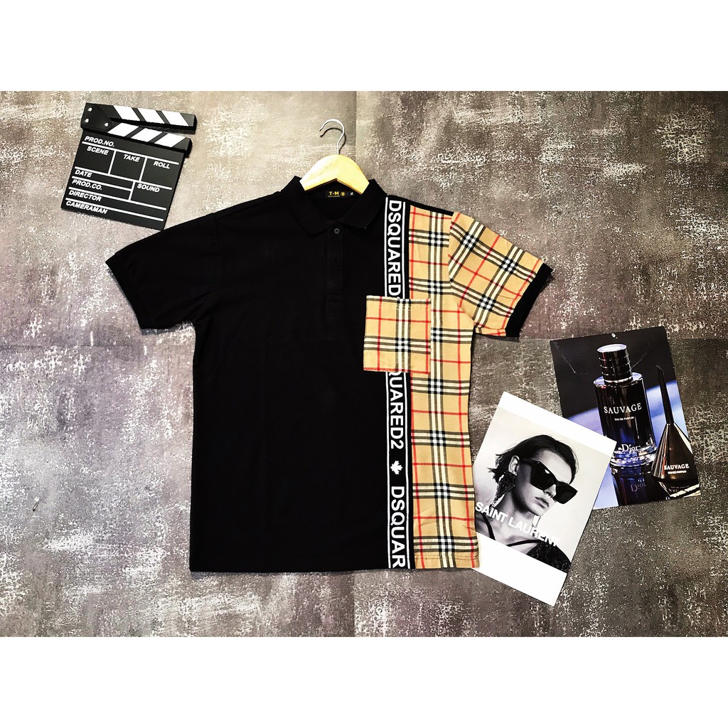 [DEAL KHỦNG] Áo Polo Cao Cấp ⚡ĐỦ SIZE 42 KG-80 KG ⚡ Áo Polo  Dsquared kẻ sọc