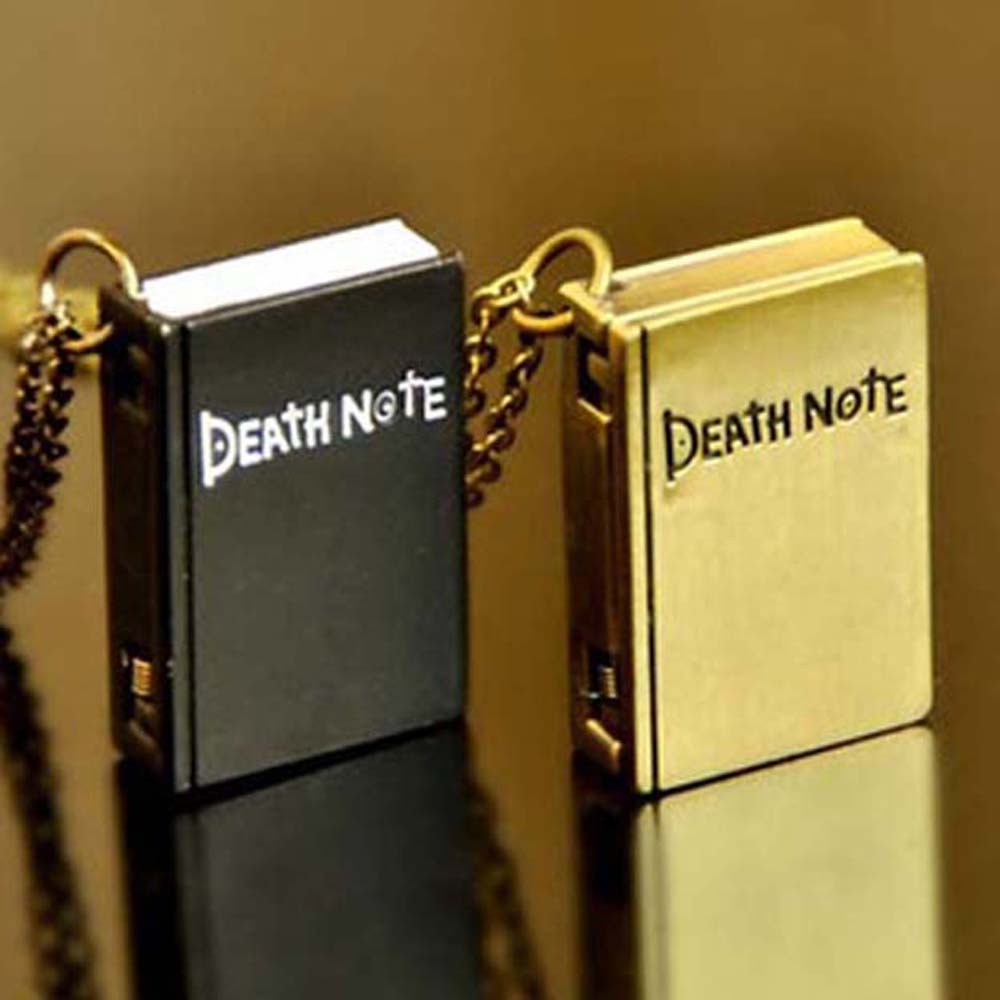 Vòng cổ mặt hình phim death note bằng hợp kim màu cổ điển