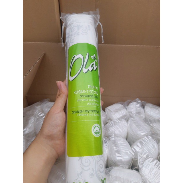 Bông tẩy trang Ola 120 miếng Cotton Pads (Ba Lan)