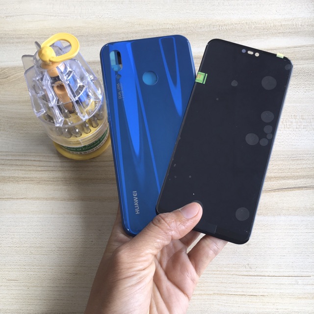 Combo Bộ Vỏ Sườn + Màn Hình Huawei NOVA 3e Zin Hàng Cao Cấp ( Tặng bộ vít đa năng)