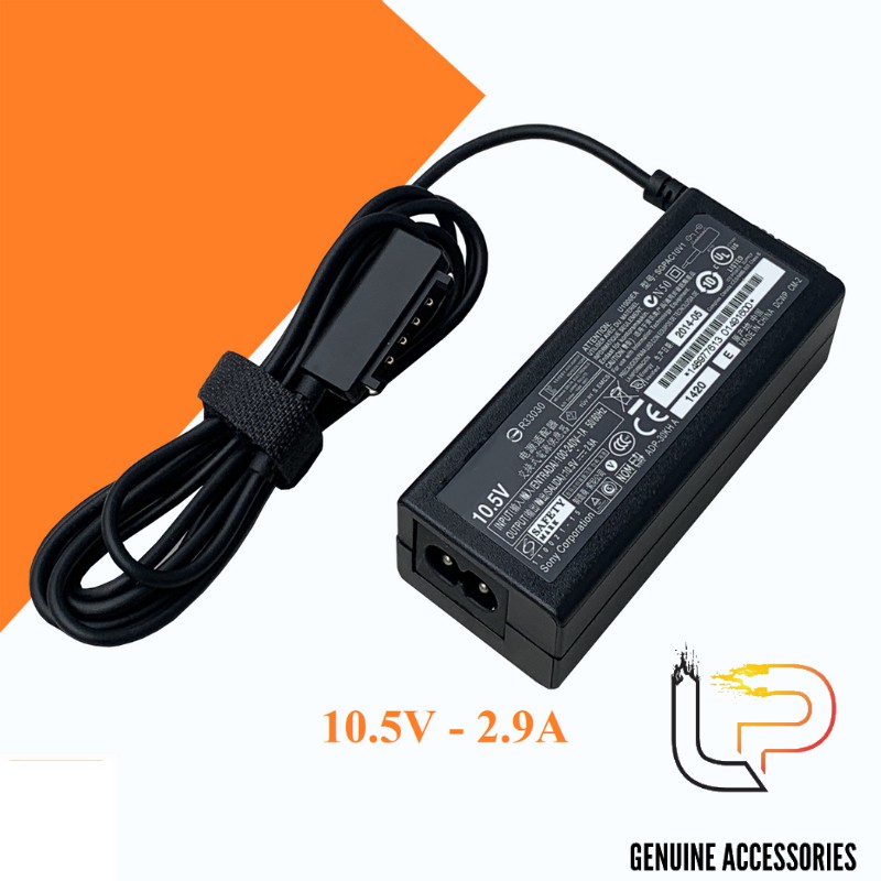 BỘ SẠC LAPTOP SONY 10.5V- 2.9A ĐẦU DẸP - ADAPTER LAPTOP SONY 10.5V- 2.9A ĐẦU DẸP