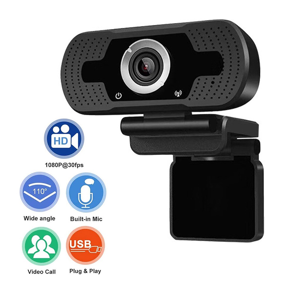 Webcam USB 2.0 độ phân giải cao 1080P kèm mic cho PC/Laptop | BigBuy360 - bigbuy360.vn