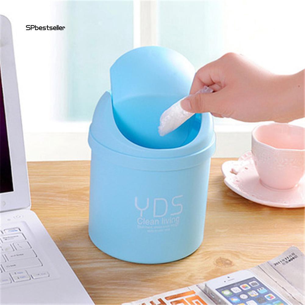 Thùng rác mini để bàn kiểu dáng sáng tạo cho phòng khách/ bàn làm việc