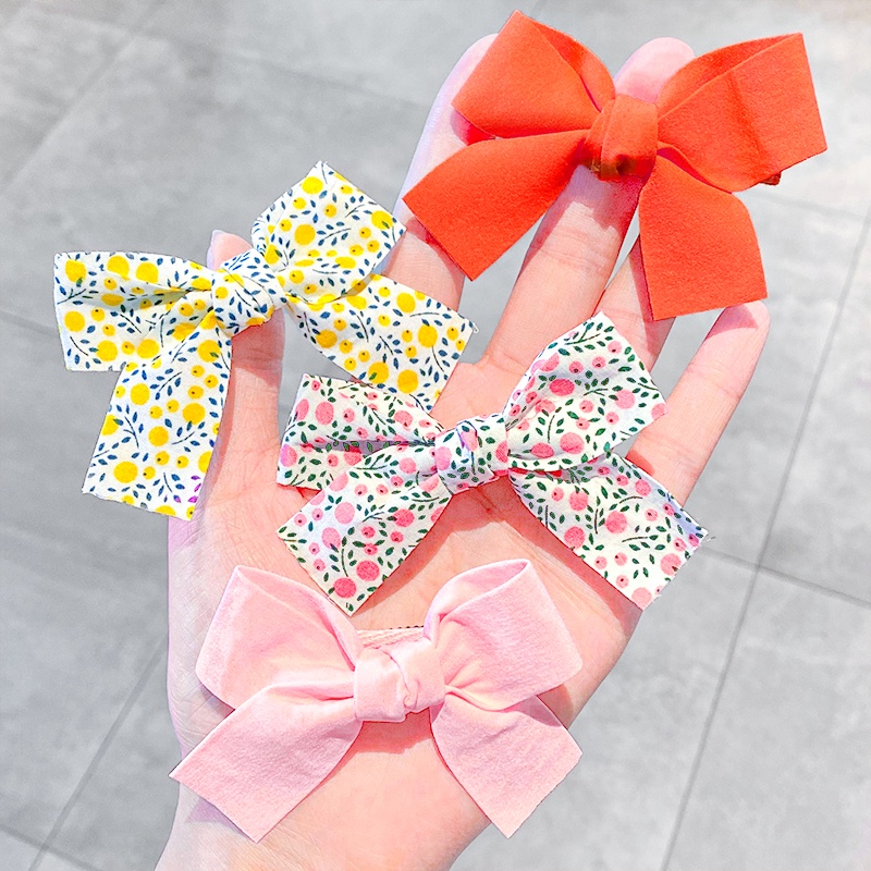 Set 2 Kẹp tóc KIDSBOWS hình nơ dễ thương xinh xắn cho bé gái