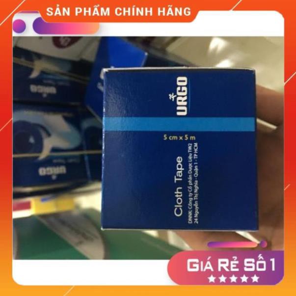 Băng dính Urgo lụa dạng cuộn 5*5cm