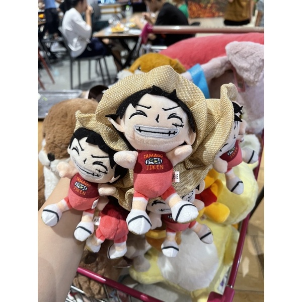 Gấu bông móc chìa khoá Luffy One Pieces Đảo Hải Tặc 12cm |ẢNH THẬT-CÓ SẴN|