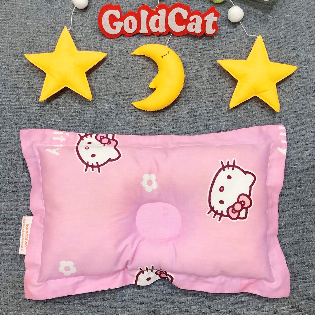 Gối Vuông Lõm Chống Méo ĐầuGOLDCAT, Mang Lại Giấc Ngủ Ngon Cho Bé Yêu