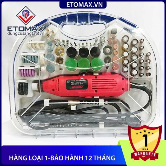 [Hàng loại 1-Bảo hành 12 tháng] Bộ máy khoan mài mini đa năng v4 ( ETOMAX )