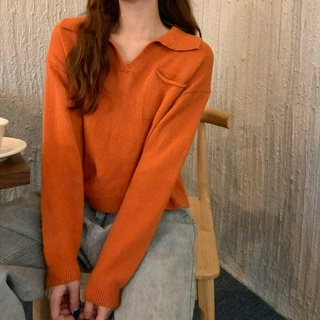 Áo Len Nữ Dài Tay Cổ Tròn Thời Trang