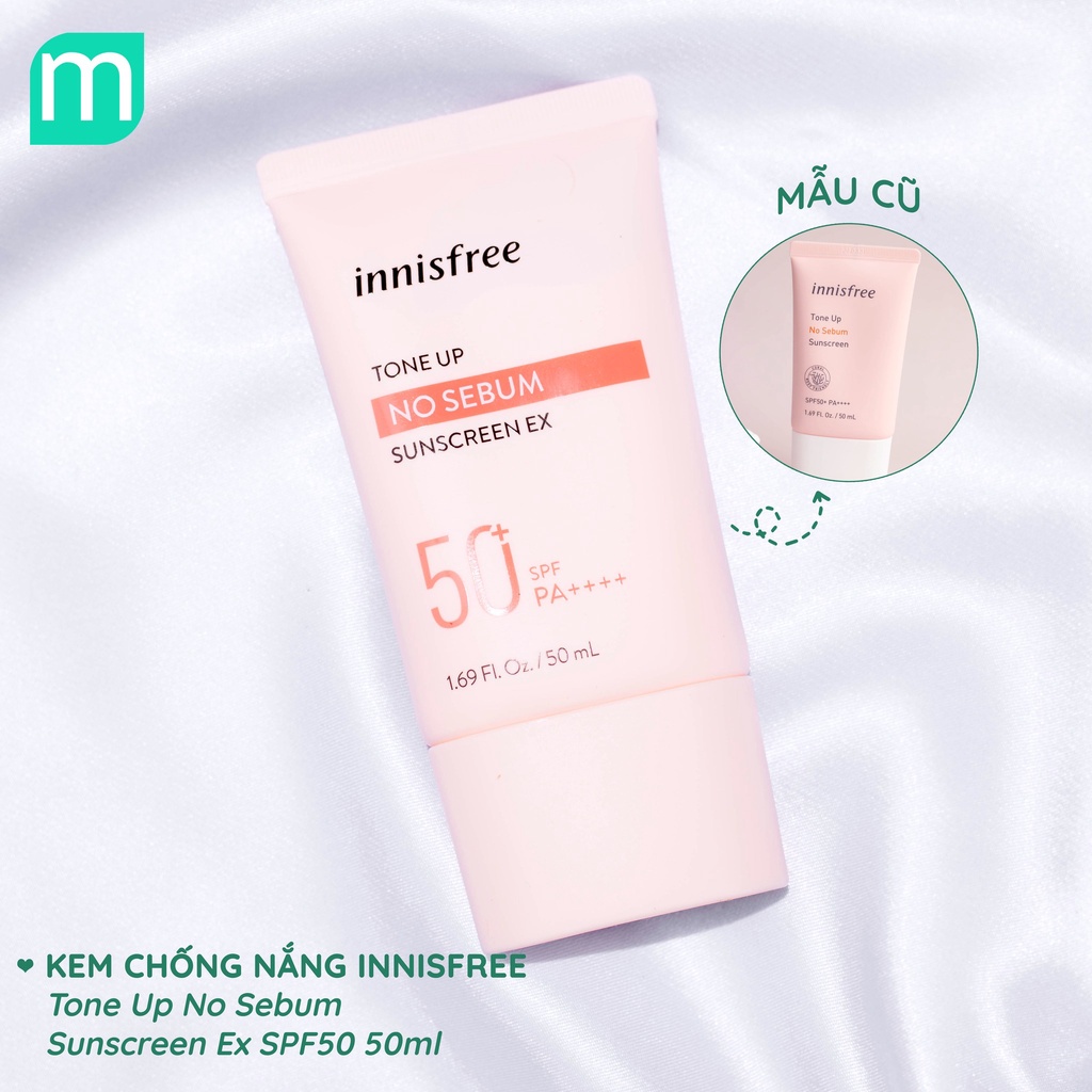 Kem Chống Nắng Innisfree Tone Up No Sebum Sunscreen EX SPF50