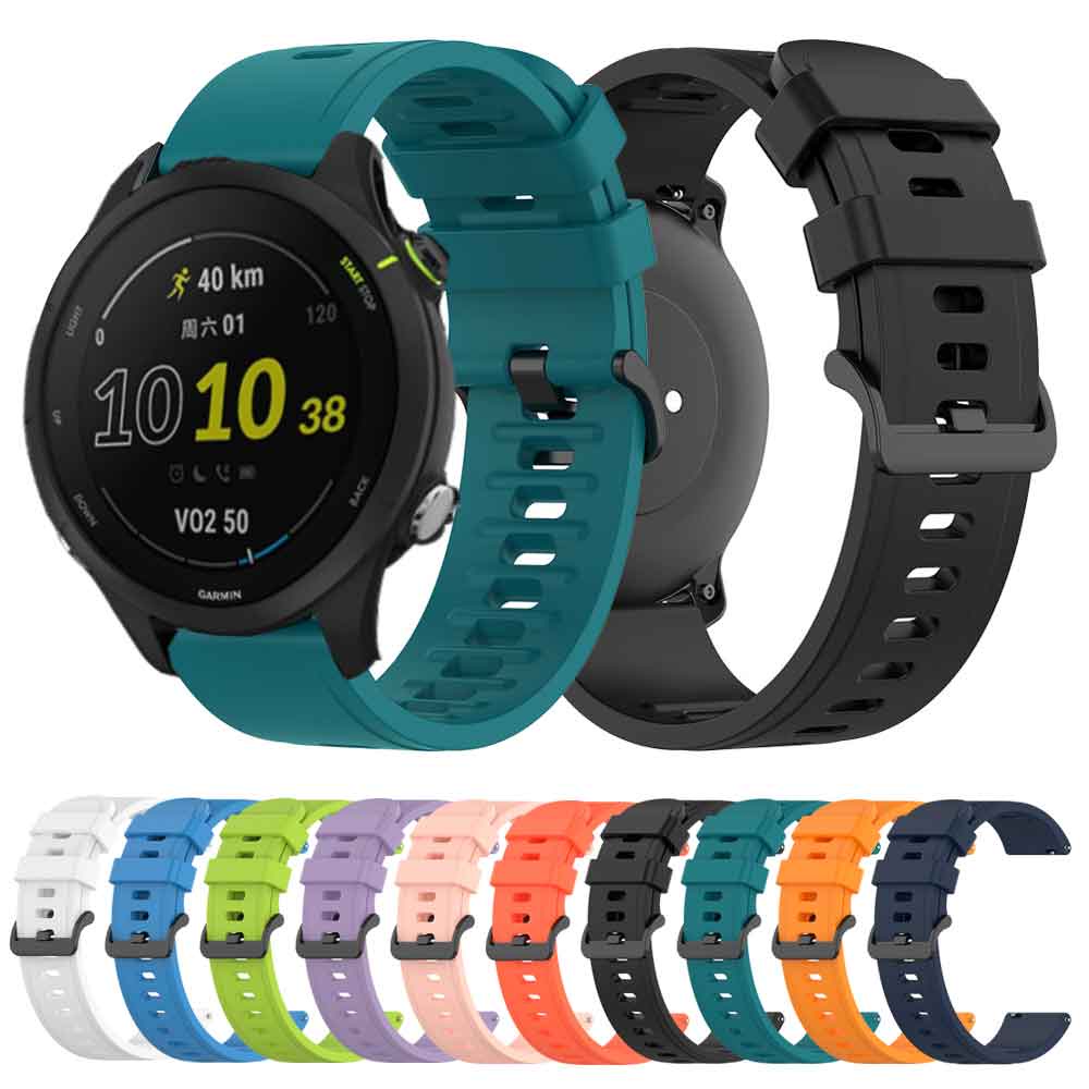 Dây Đeo Silicone 22mm Cho Garmin Forerunner 255 Music / Vivoactive 4 / Venu 2