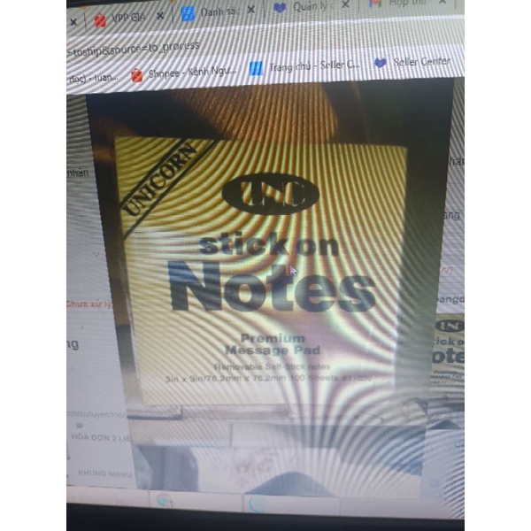 Giấy note vàng 3*3