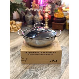 CHẢO SÂU LÒNG CHỐNG DÍNH FIVE STAR 22Cm