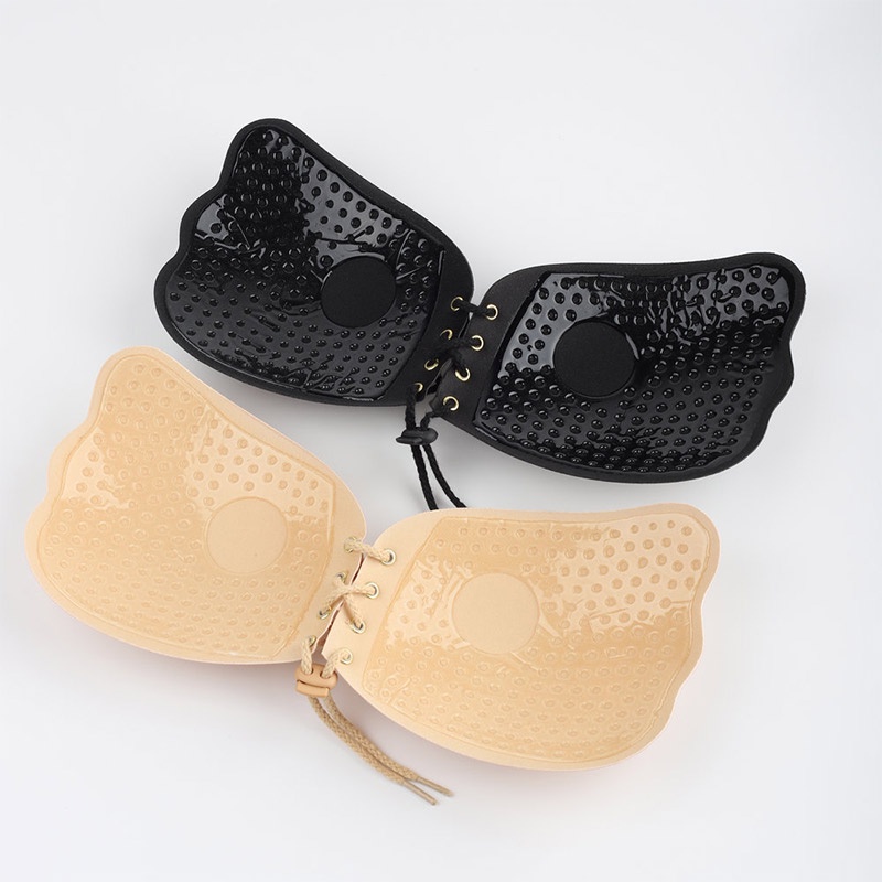 Áo ngực không dây Zxyouping bằng silicon thoải mái tiện dụng cho nữ