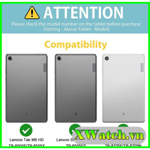 Bao da Xoay thông minh Lenovo Tab M8 FHD TB-8705F/N Tab M8 HD TB-8505F/X