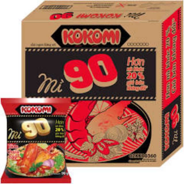 Mì Kokomi vị chua cay gói 65gr/ kokomi 90