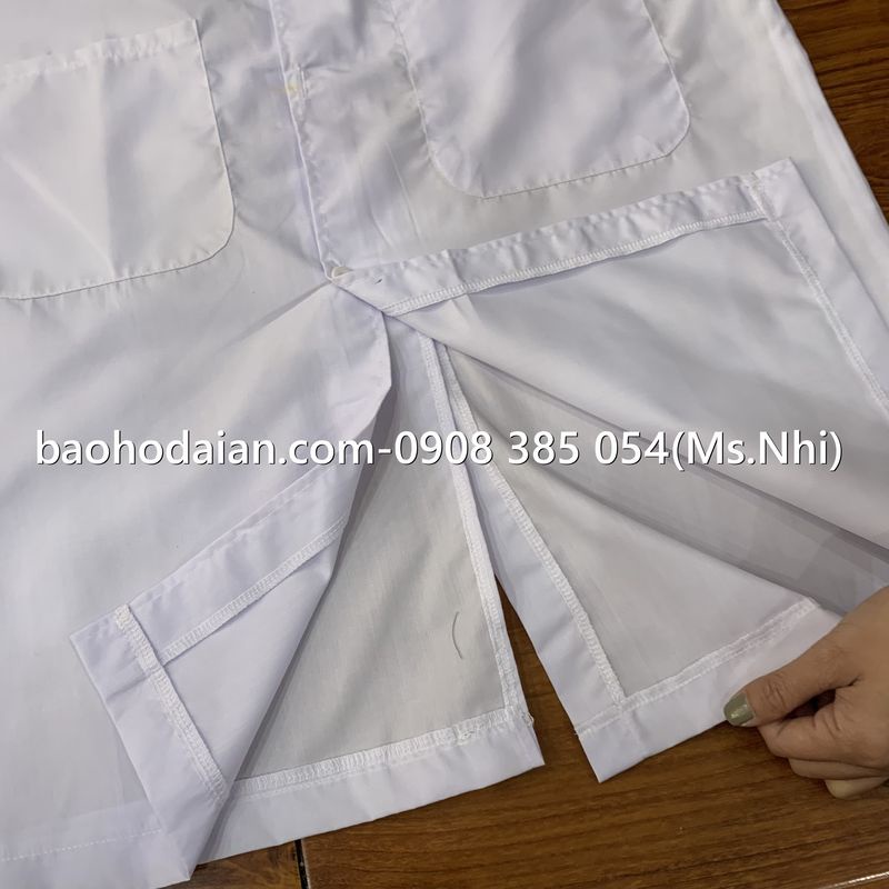 Áo blue/ áo bác sĩ thân dài tay dài