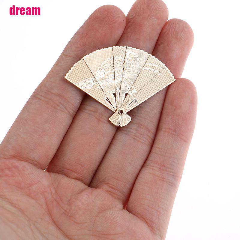 Quạt mini Bằng Kim Loại Tỉ Lệ 1: 12 Trang Trí Nhà Búp Bê