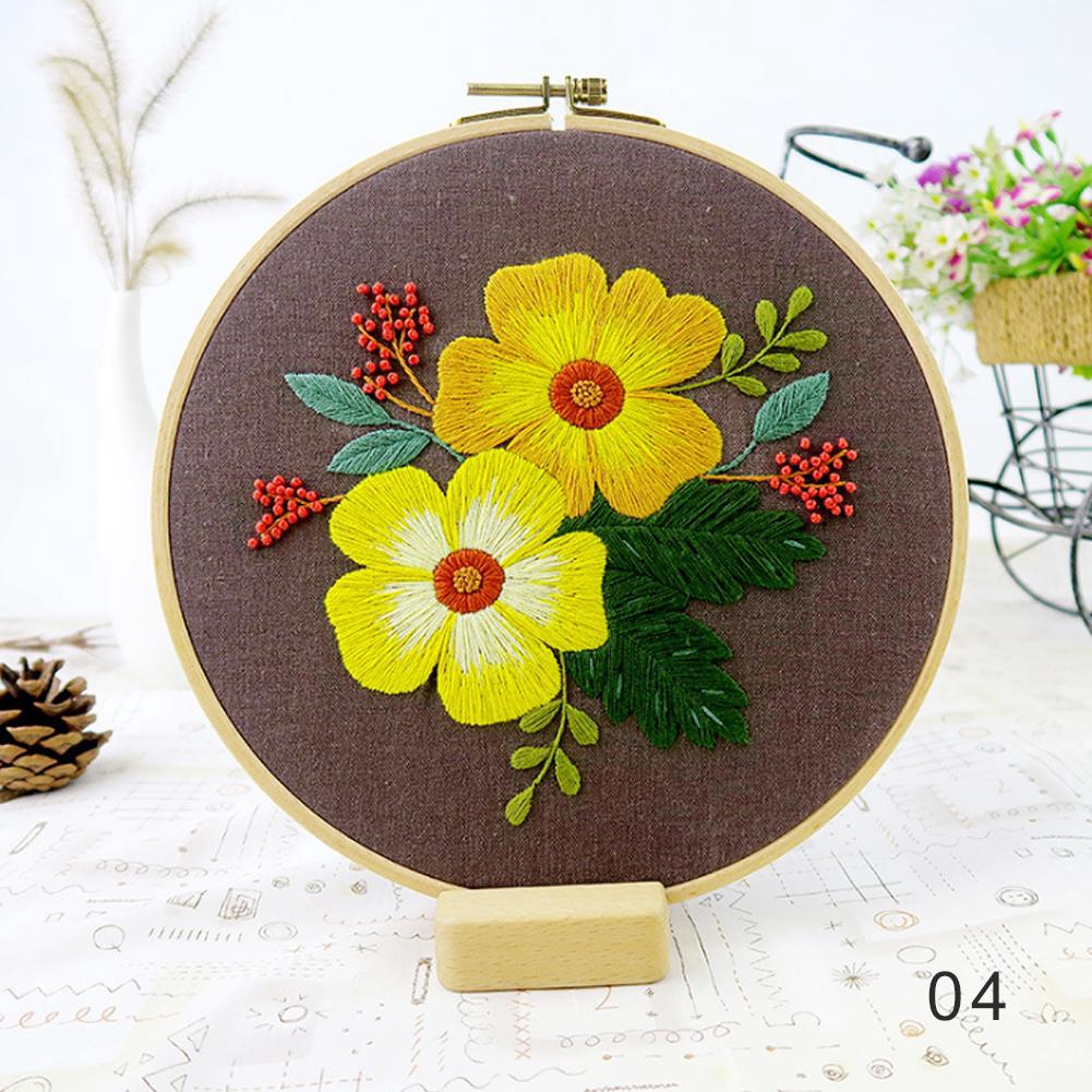 💗Ofenbuy💗DIY Tô Châu Hoa thêu thủ công Vá Cross Stitch Kit Bông thêu Tranh thêu Trang trí nhà