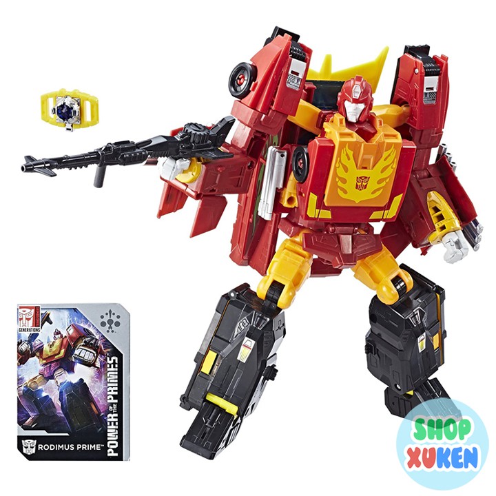 Robot Biến Hình Rodimus Prime thuộc Power of Prime Leader Evolution - 4 Kiểu Thay Đổi Hình Dạng Xe và Robot