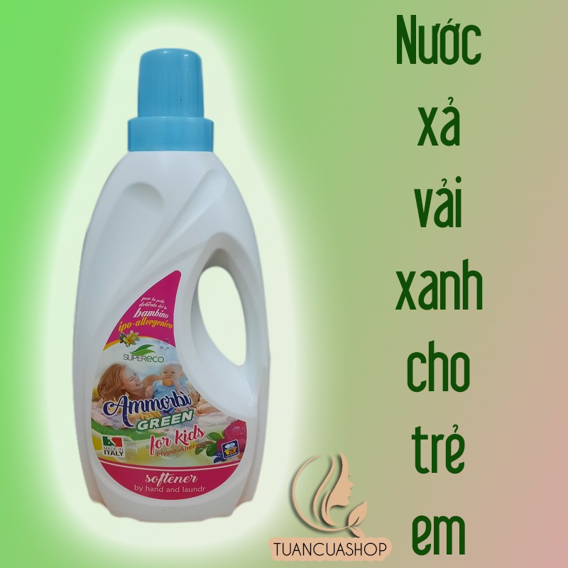 Nước xả vải mùi hương thiên nhiên AMMORBI nhập khẩu trực tiếp từ Italia chai 2L