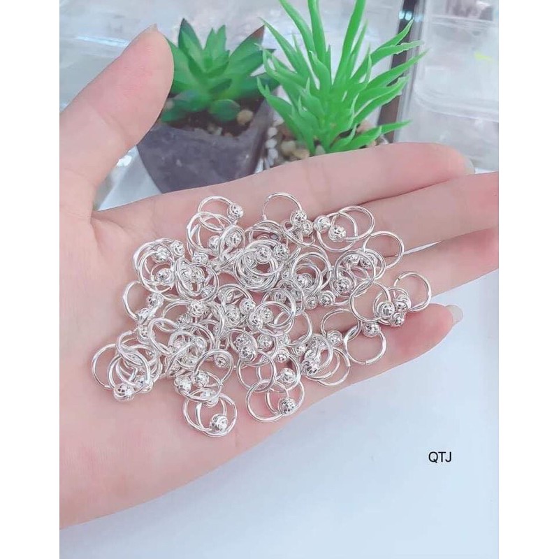 SỈ BÔNG TAI BI CHO BÉ YÊU - KHUYÊN TAI BẠC TA