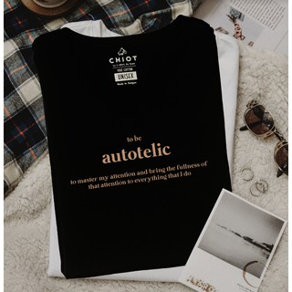 Áo thun in trắng đen cotton 🍄 Autotelic 🍄