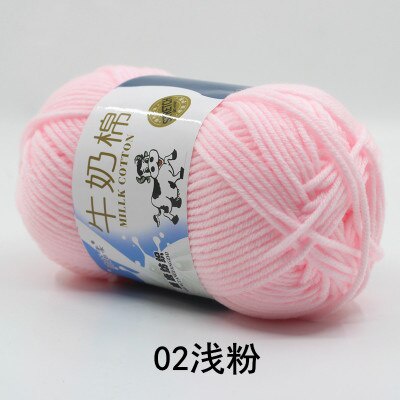 Cuộn Len Cotton Sữa Mềm Chất Lượng Cao 50G