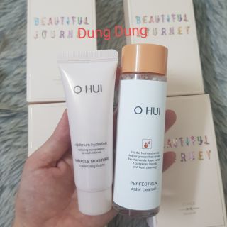 SET SỮA RỬA MẶT 40ML + NƯỚC TẨY TRANG OHUI 100ML