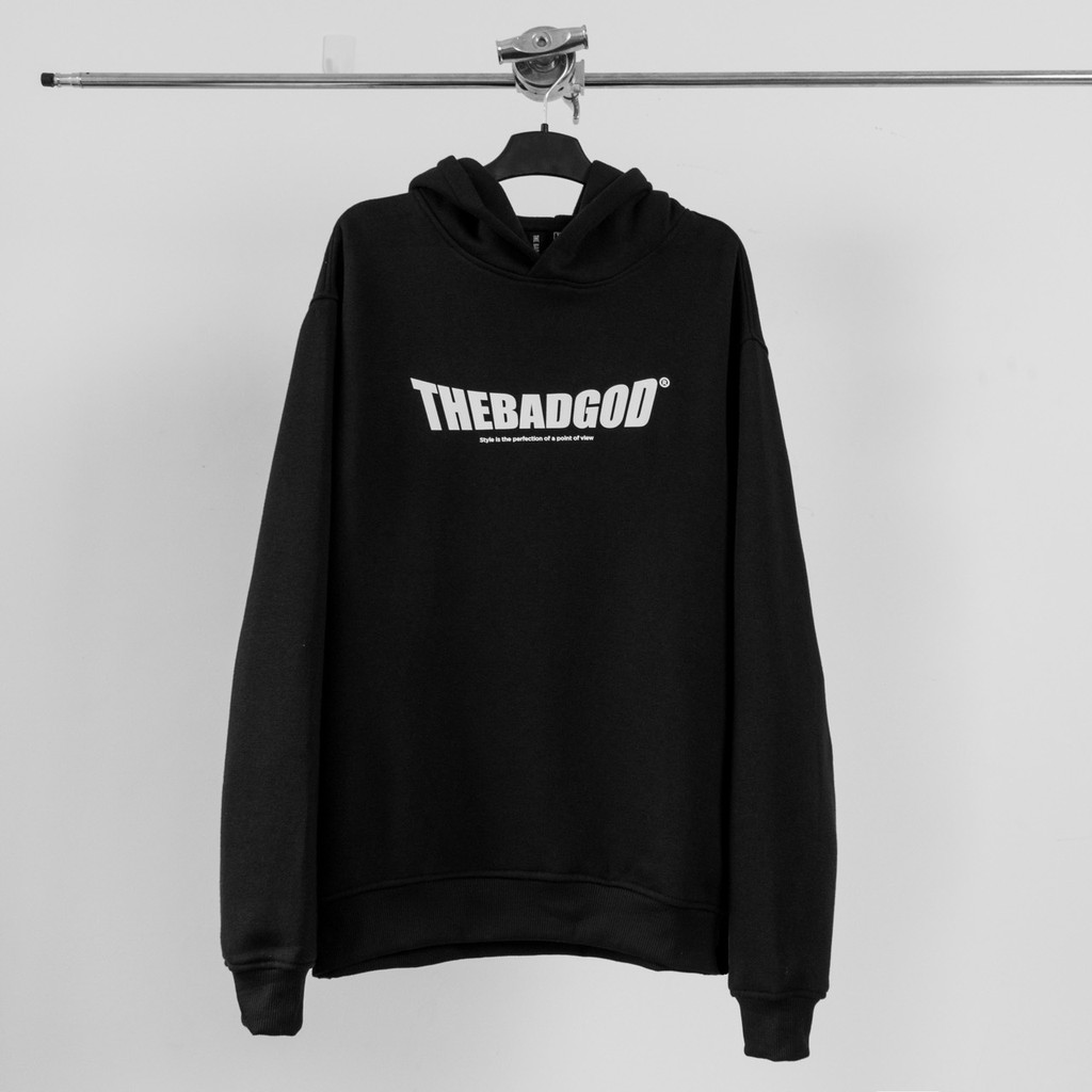 Áo hoodie nỉ có mũ The Bad God Glide