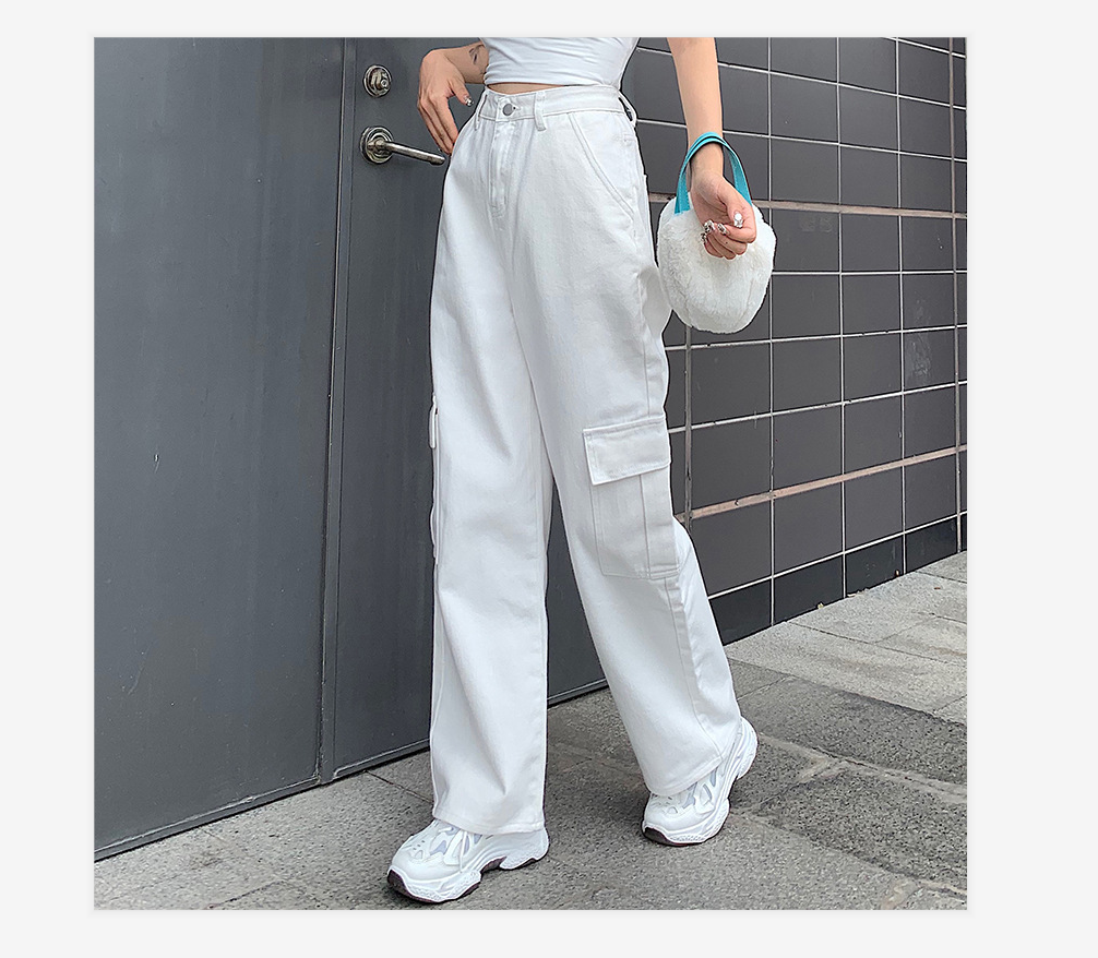 Quần Jeans Dài Ống Rộng Thời Trang Dành Cho Nữ