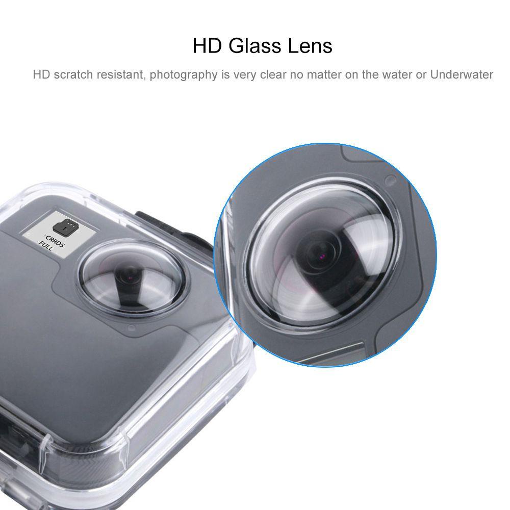 BEBETTERM Hộp Chống Thấm Nước Mới 360° Vỏ Bảo Vệ Camera Hành Trình GoPro Fusion