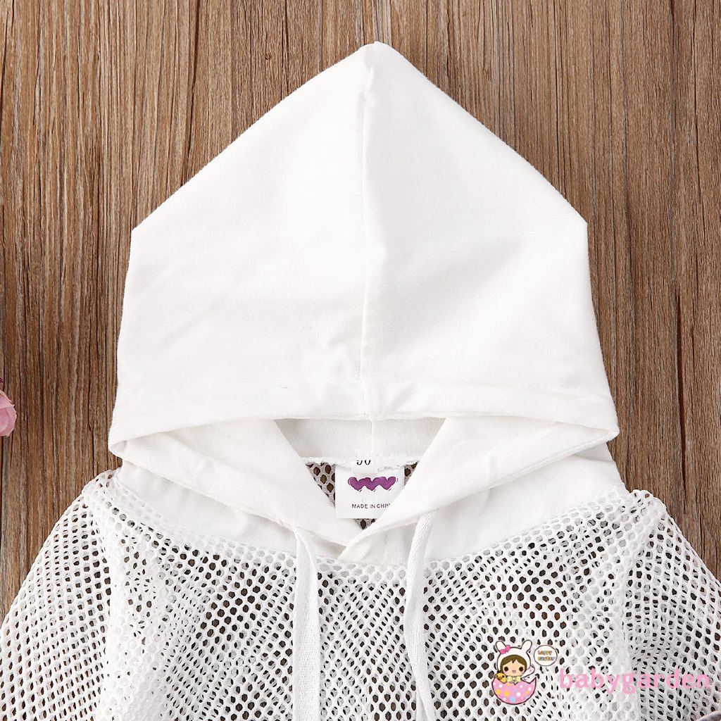 Set Áo Croptop Phối Lưới+Quần Dài Cho Bé Gái