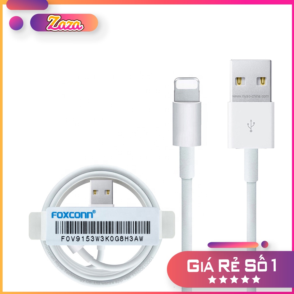 Cáp sạc nhanh IPzin foxcom cáp sạc ip5/6/7/8/8plus/x/xsm dây cáp xạc IP5/6/7/8/x/11/12