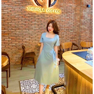 Đầm váy freesize đan dây eo 8 màu