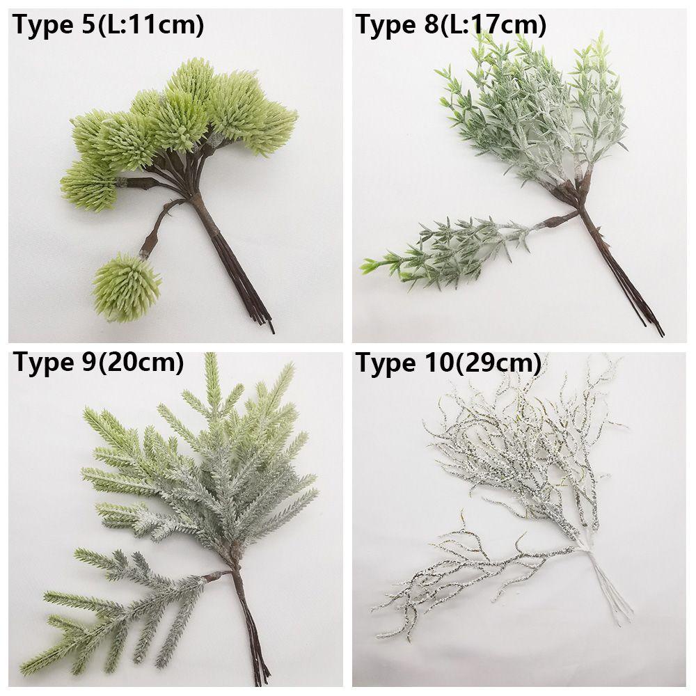 KUNHEV Bộ 6 Cành Hoa Mẫu Đơn Giả Trang Trí Giáng Sinh DIY