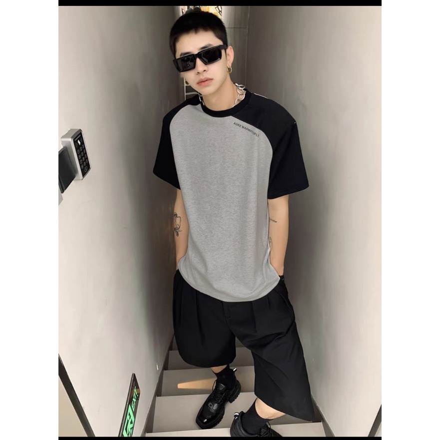 Áo thun Stee raglan kiểu MEOW CVC - Giá sỉ Unisex