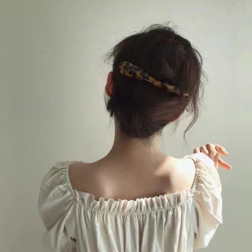 Kẹp Tóc Mỏ Vịt Cỡ Lớn Thiết Kế Đơn Giản Cho Nữ