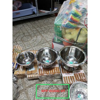BỘ CHÀI CỐI INOX, HIỆU TITHAFAC, 3 SIZE