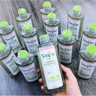 Toner Simple dịu nhẹ dưỡng da 200ml