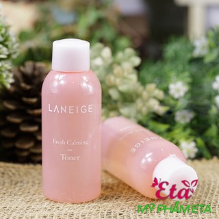 Nước hoa hồng toner LANEIGE FRESH CALMING 50ml chai nhỏ xinh